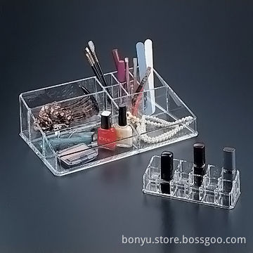 Acrylic Cosmetic Shelf, customized sizes are available